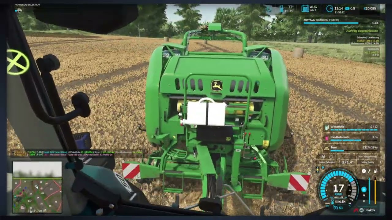 S01#12  LS25 Oberschwaben und immer noch fleißig am Lohnäufträge abarbeiten