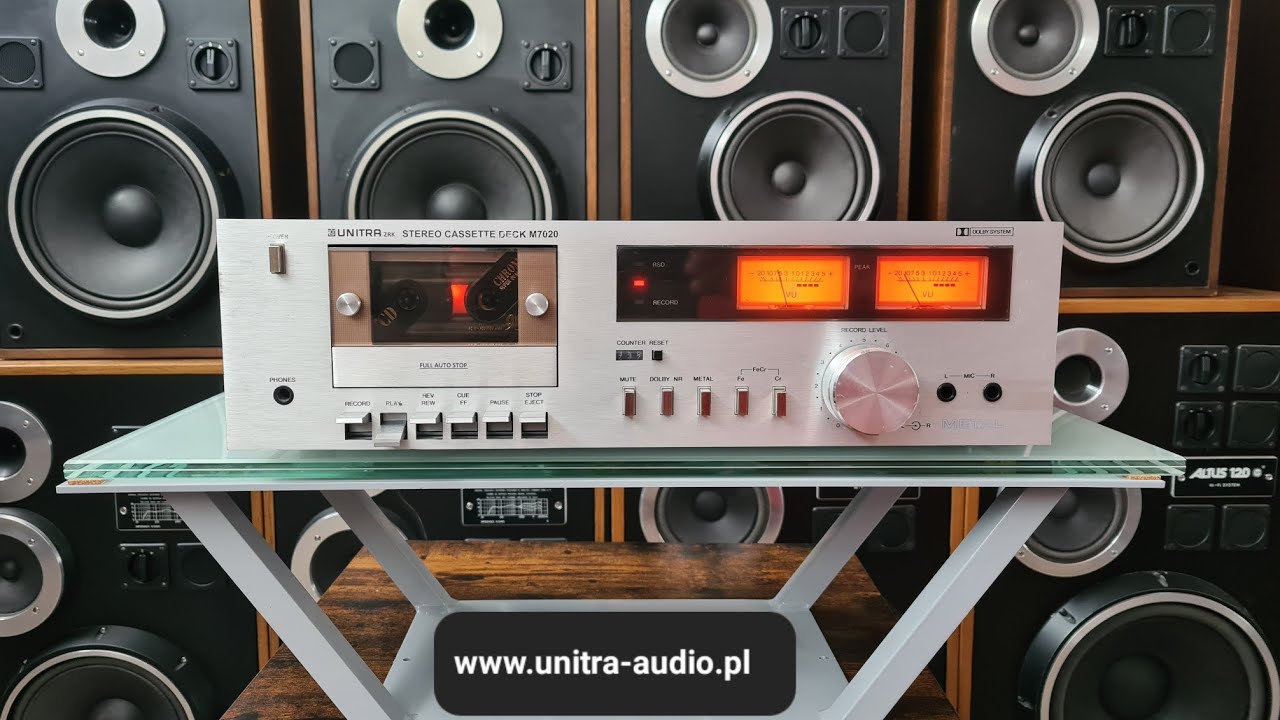UNITRA-AUDIO ☆ Magnetofon ZRK M7020 - pierwszy krajowy 