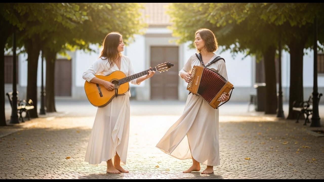穏やかな地中海の風を感じるスペインギターとアコーディオンの癒し演奏 for relaxation and warm ambience