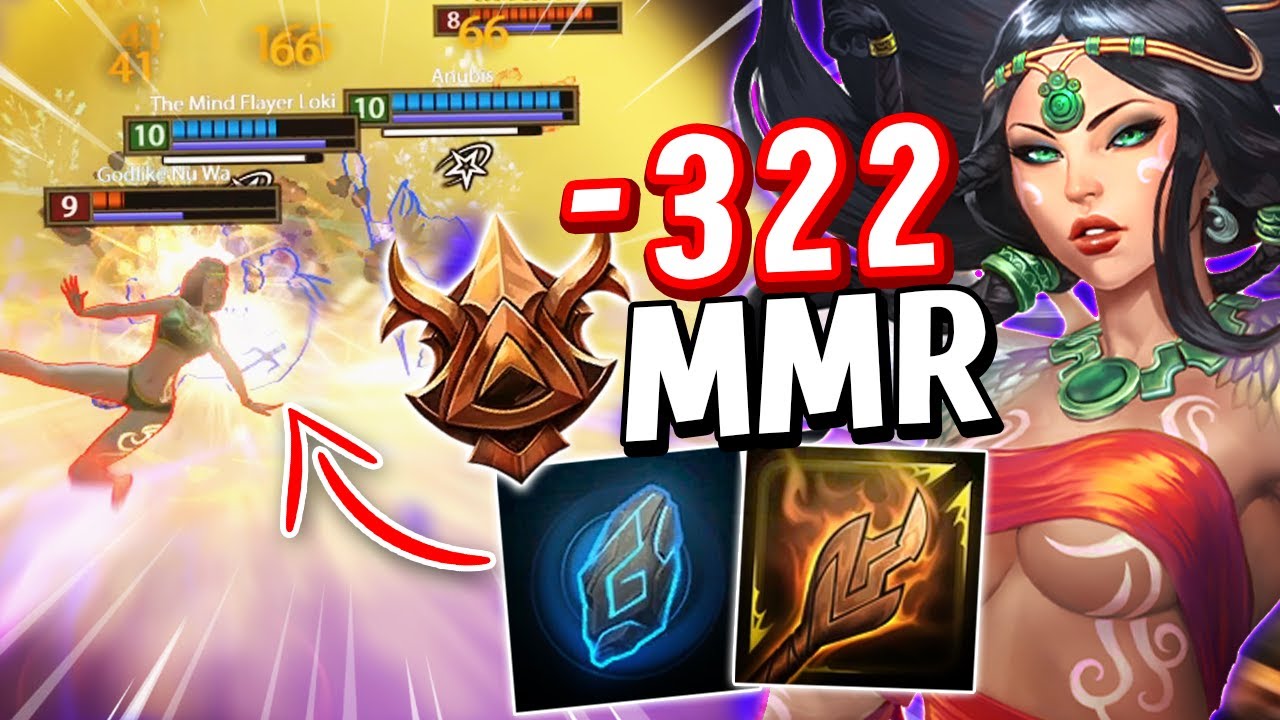 I Watched a -322 MMR Smite Player... I Did Not Expect This...