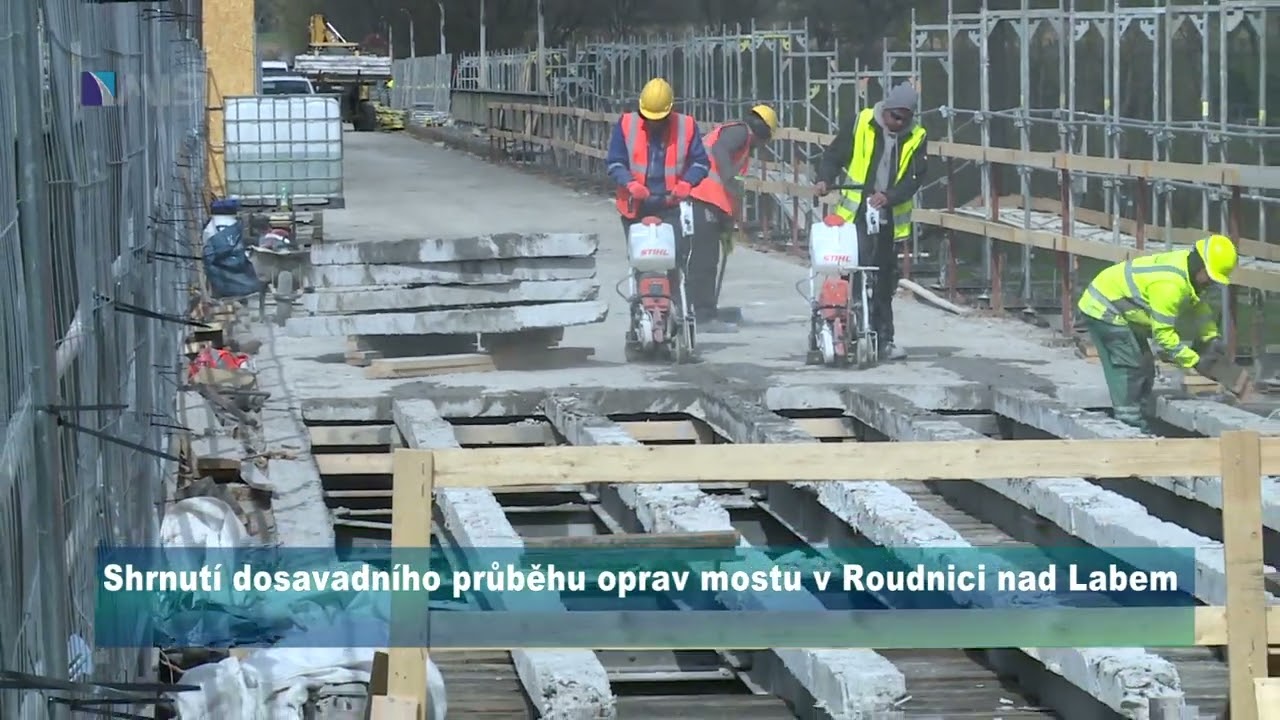 Shrnutí dosavadního průběhu oprav mostu