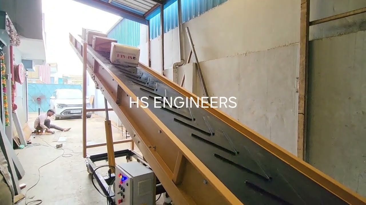 Truck Loading-Unloading Conveyor- Belt Conveyor- HS ENGINEERS