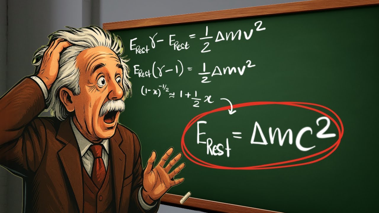 I never understood how Einstein originally derived E = mc^2..until now!