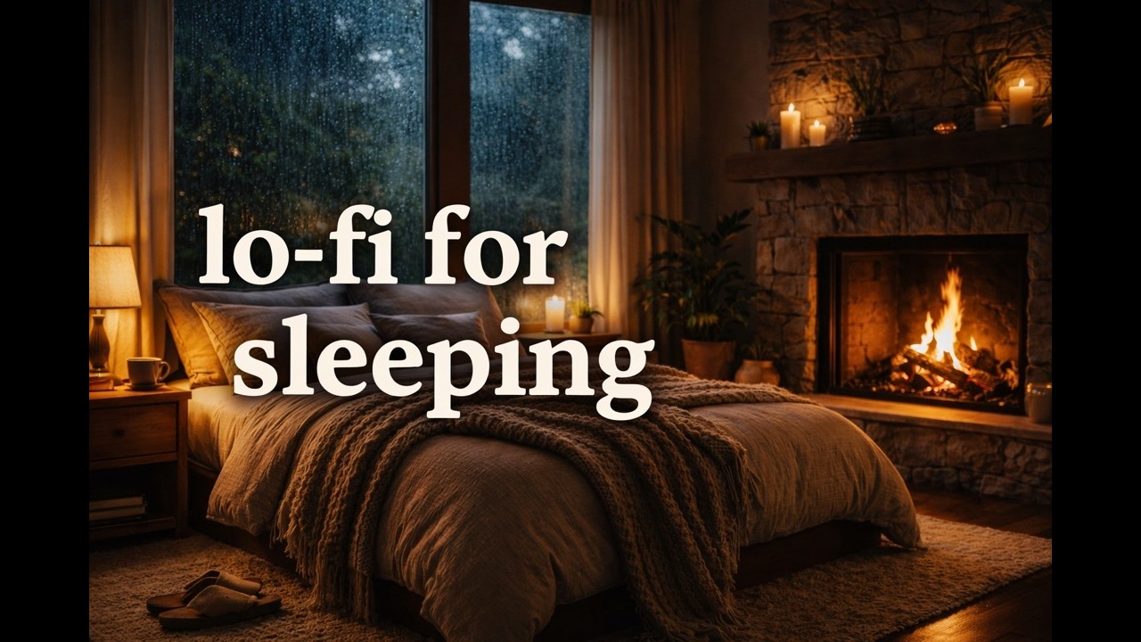 49 Min Coffee House Lo-fi: Sleep, Study, Relax | Upright Bass & Breathy Textures (Close-Mic)