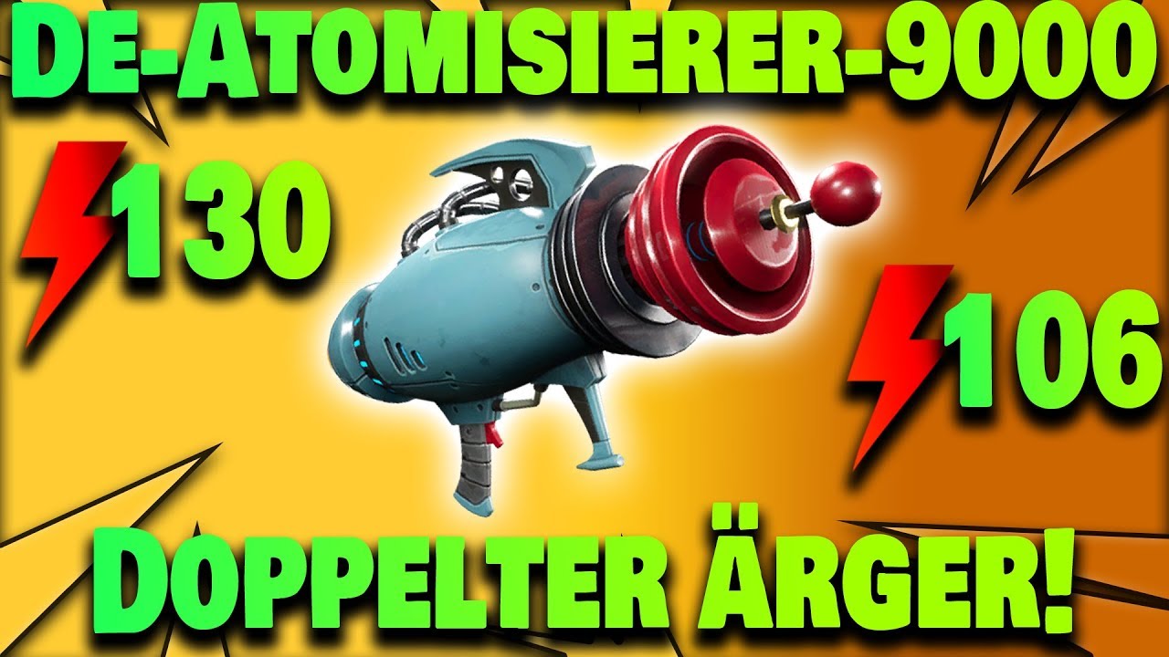 De-Atomisierer 9000 Doppellauncher Gameplay | Fortnite Rette die Welt