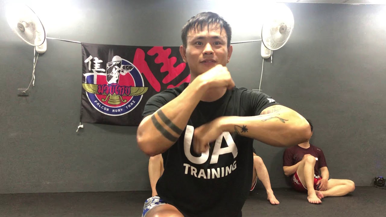 泰拳一段課程內容「戰舞」：學員Vasco示範