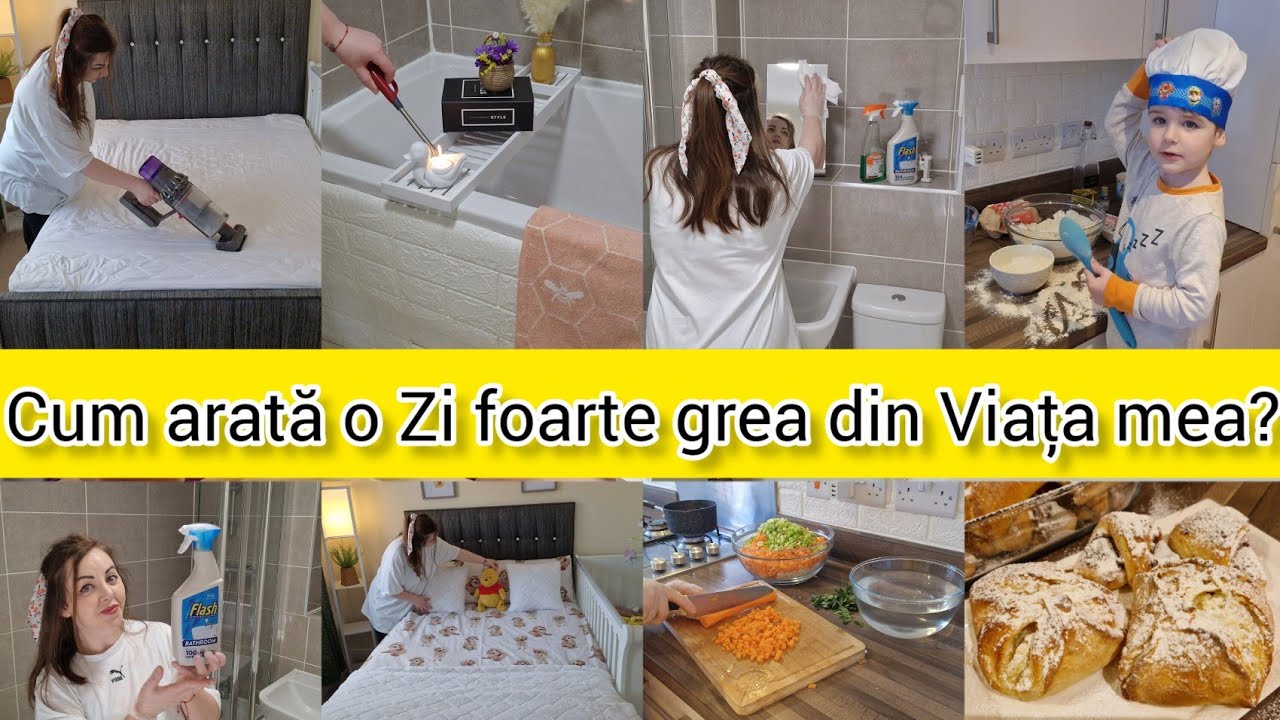 Rutina de curățenie dimineață/Fă curat cu mine/O zi foarte grea/Mâncare/Brânzoaice/Cu,copii în parc