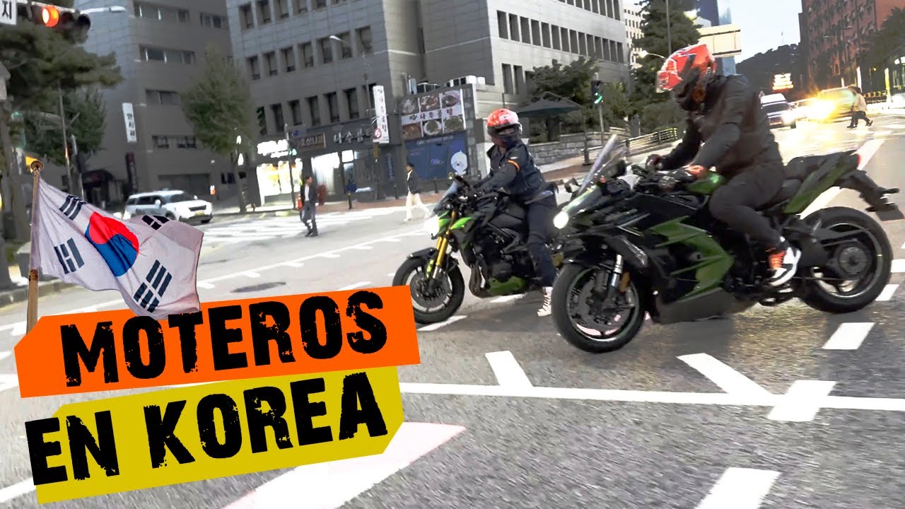 Asi son los moteros en Korea del Sur 🇰🇷