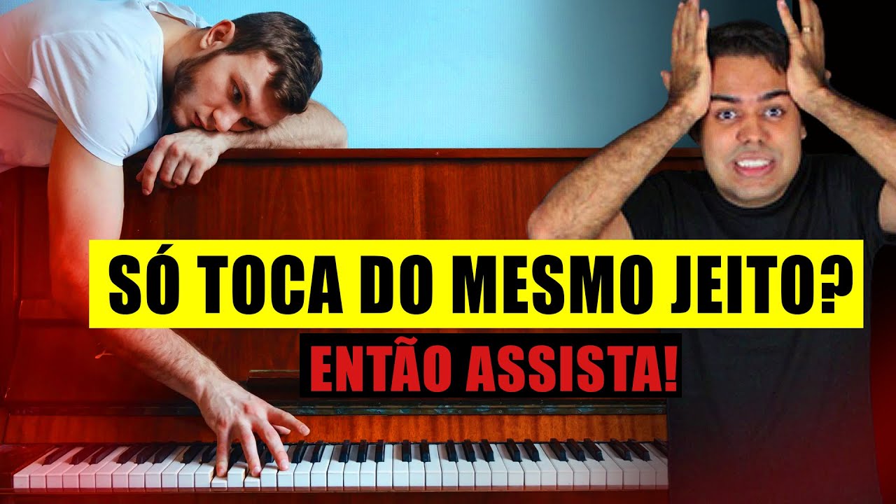 Melhore a HARMONIA de QUALQUER música no teclado e PARE de tocar sempre do  MESMO JEITO!