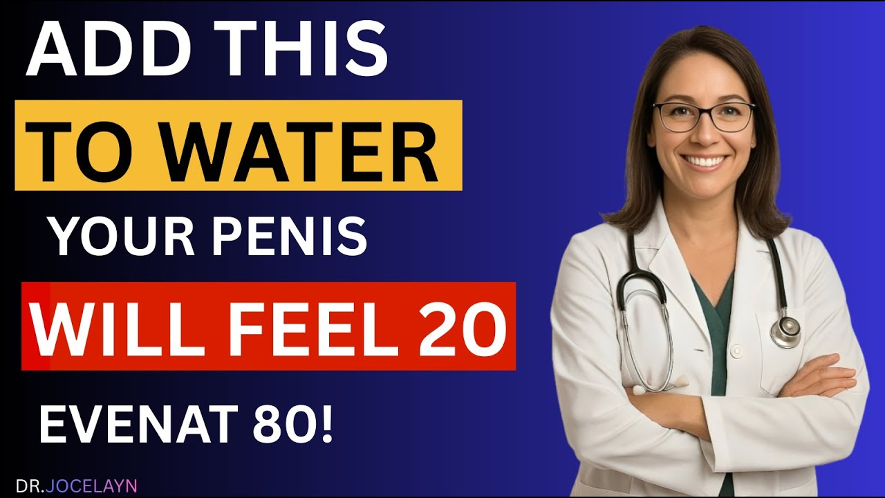 Don’t Drink Plain Water After 50! Add THIS Mineral for Insane Blood Flow | Dr.jocelyn