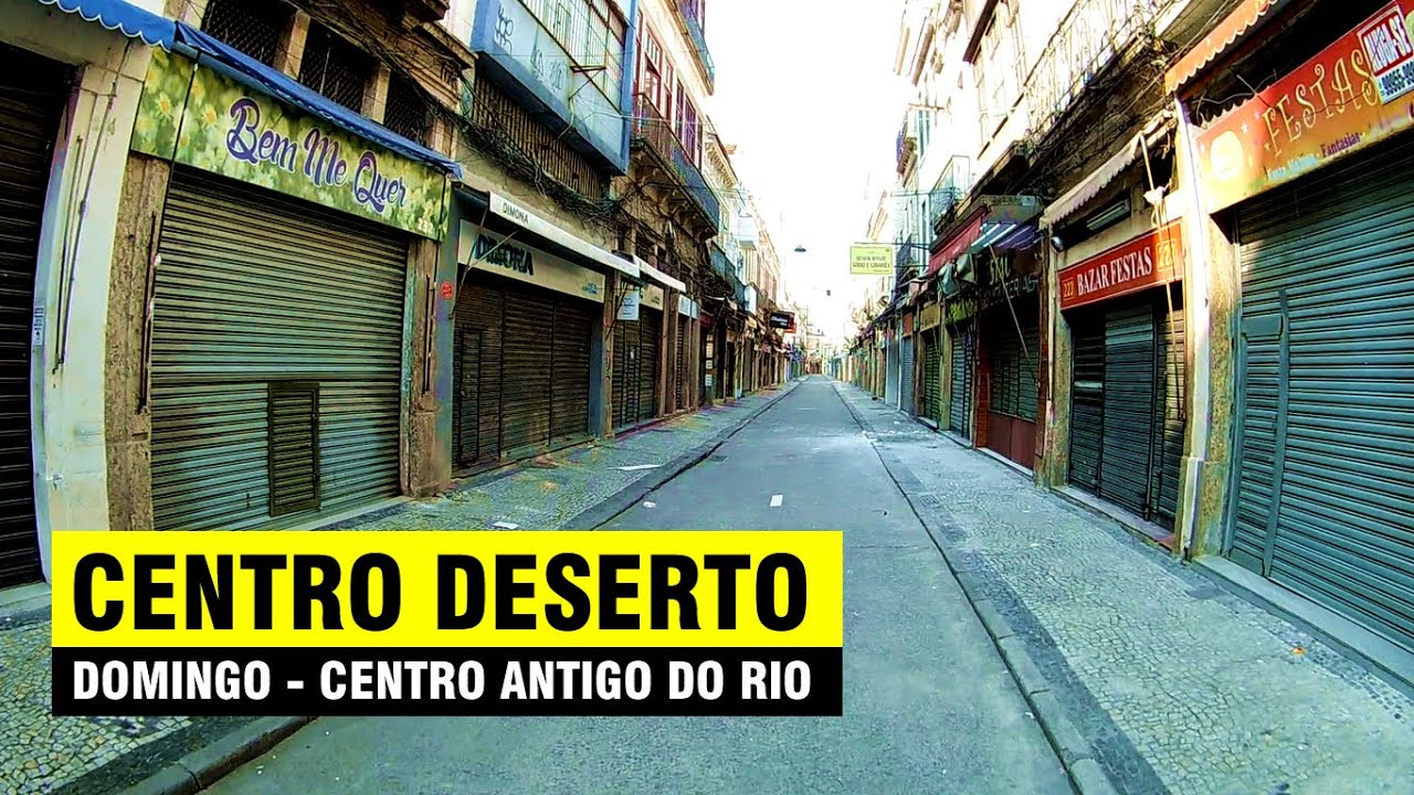 Andando no domingo pelo centro antigo do Rio de Janeiro | Saara | Cycling | Walking