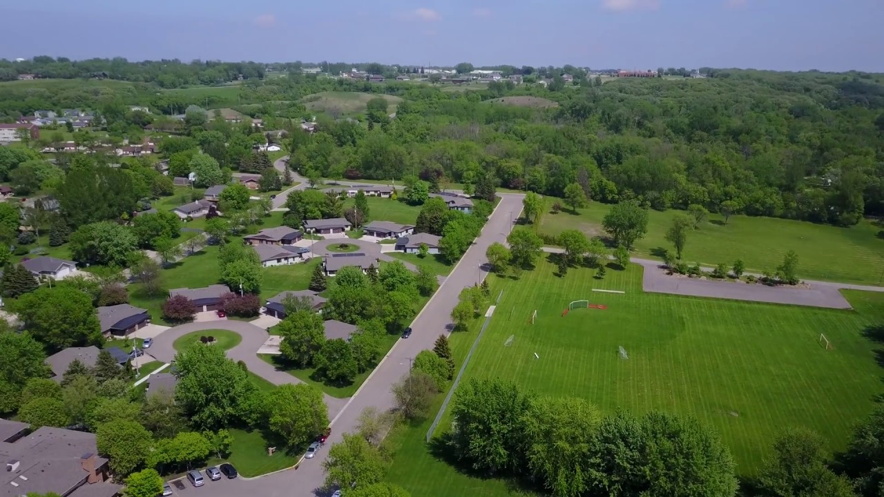 Glenwood MN - The beach area from a drone's view