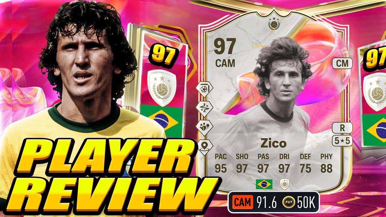 🧲 97 FUTTIES ZICO IS A MONSTER! FUTTIES ICON ZICO PLAYER REVIEW! EA FC 25 ZICO PLAYER REVIEW! ZICO