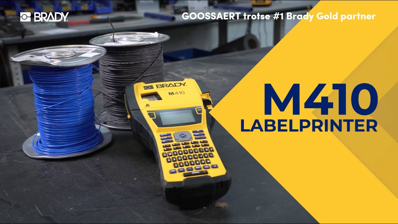 Brady M410 labelprinter: De ultieme oplossing voor professioneel labelen