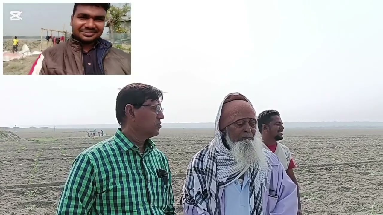 পাঙ্গাসিয়া চরের কৃষকদের তরমুজ চাষের বিষয় নিয়ে বক্তব্য।