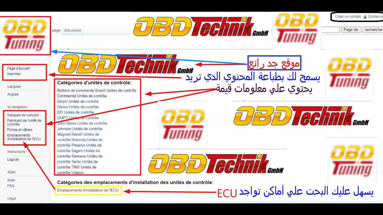 جميع مخططات علي موقع الويب PIN OUT PIN BOOT tous ECU Complet