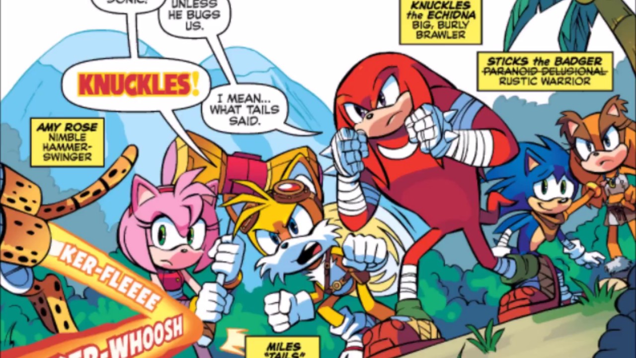 Sonic Boom Comic Issue #6 - Worlds Unite in 2