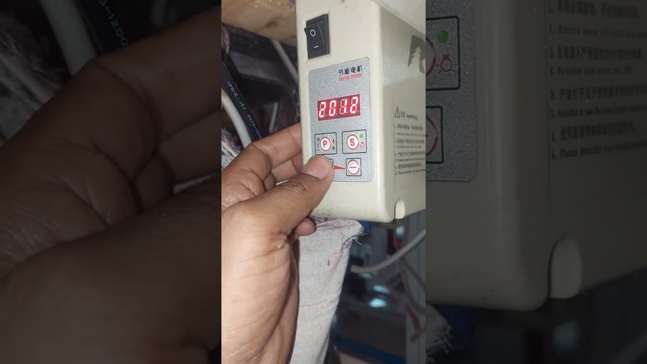 EDSUN R9 servo motor control box speed lock and unlock programs