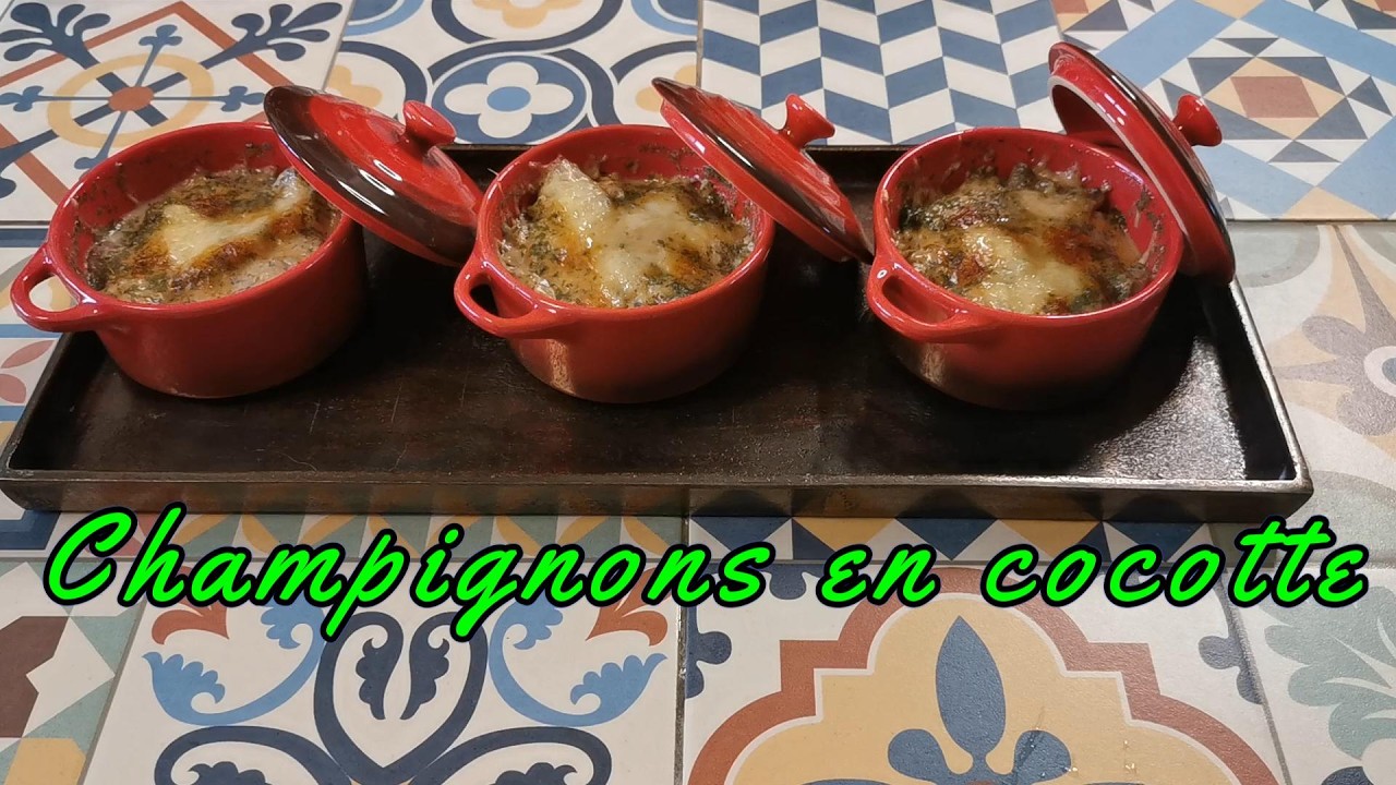 🍄🍲 En quelques minutes, recette champignons en cocotte.