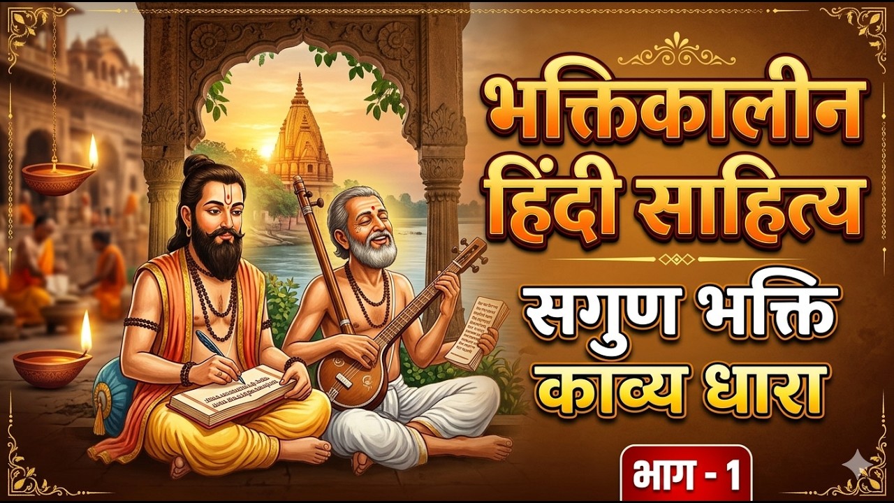 सुगण भक्ति काव्य I कृष्ण भक्ति धारा काव्य I भक्तिकाल I PART - 4