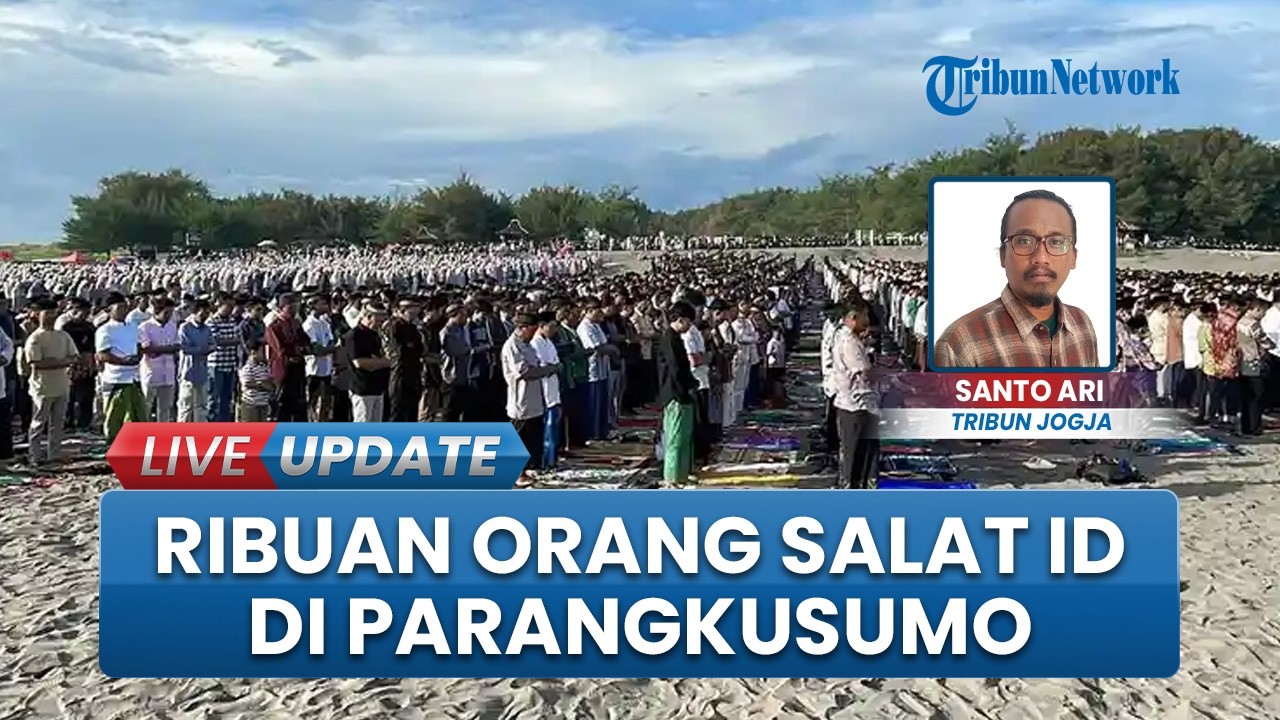 5.505 Orang Salat Idulfitri di Gumuk Pasir Parangkusumo, Lebaran Momentum Perkuat Persatuan