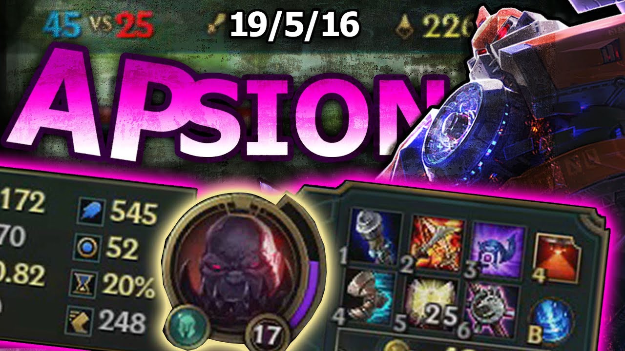 Full AP Sion | BUFFED