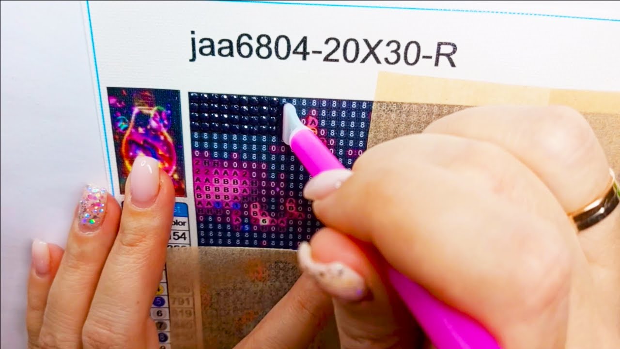 Diamond painting no talking | Magic lamp with butterflies (part.1)