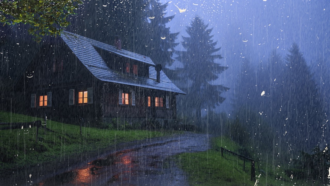 No Ads Rain Sounds for Sleeping | Rainstorm and Thunder to Silence Overthinking ASMR