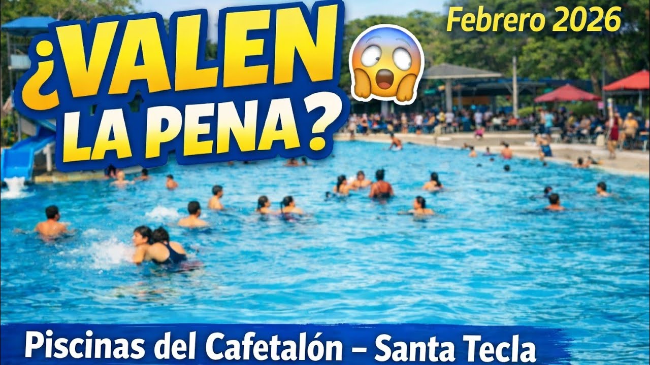 Piscinas del Cafetalón Santa Tecla 2026 😱 ¿Valen la Pena? POR $2  | Vlog El Salvador