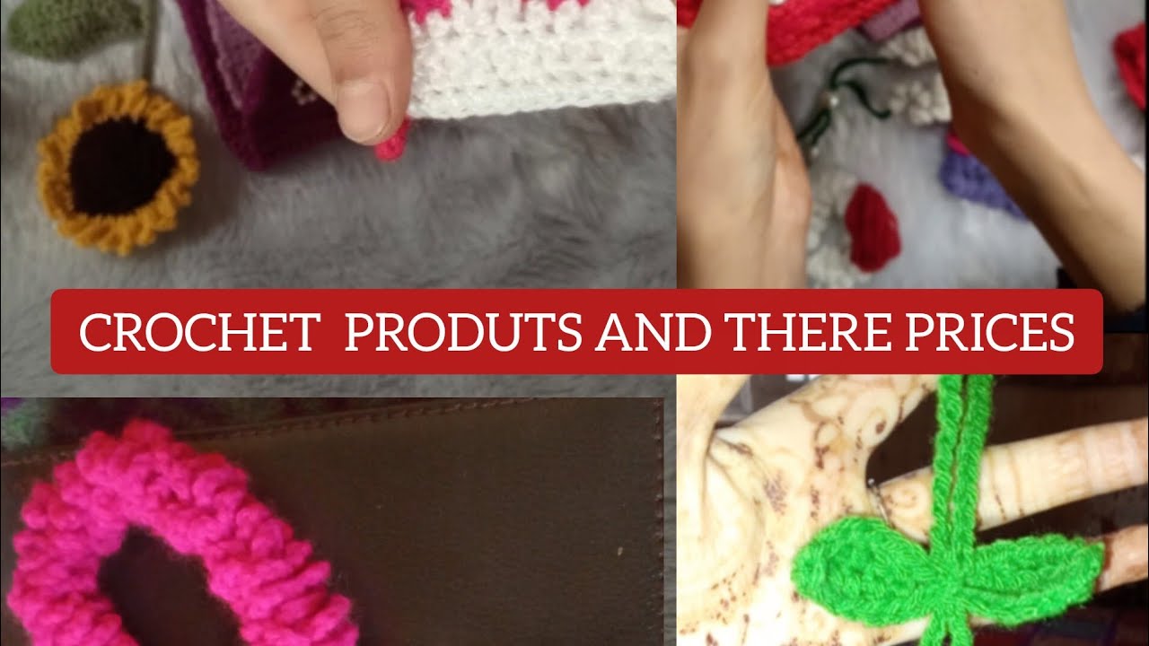 MY CROCHET PRODUCT'S AND THERE PRICES ✅🎗️|| CROCHET PRODUCTS 🧶#newdesign #crochet #utubeshorts 