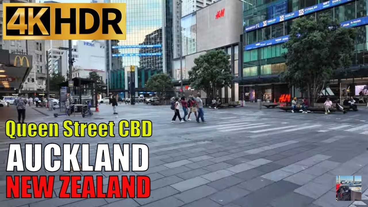Exploring Auckland Queen Street on a Saturday Afternoon