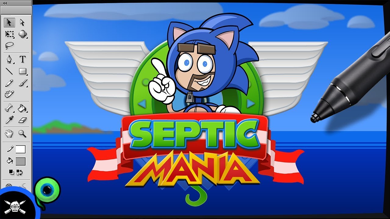 See James Draw - Jack Septiceye VS. Sonic Mania!