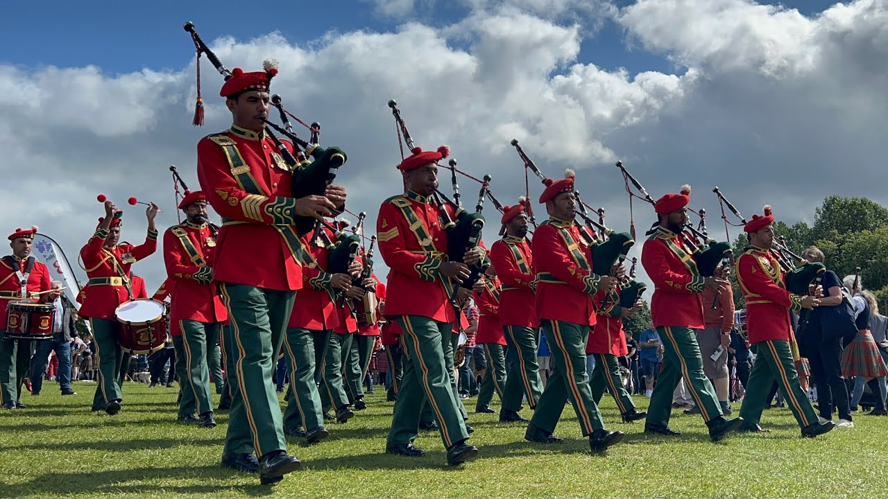 The Royal Army Of Oman Pipes and Drums - World Pipe Band Championships 2023