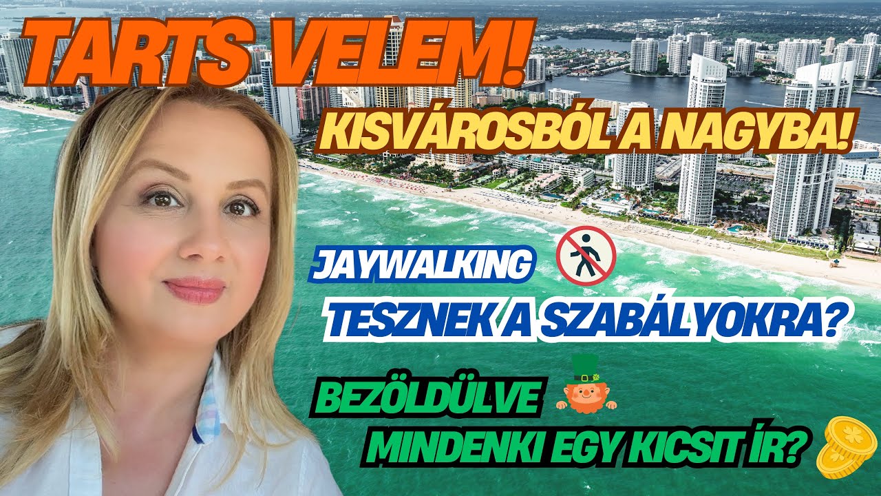 Ezek megőrültek!? Bárhol átkelnek az úton és zöldbe öltözve, sör mellett vigadnak. #fortlauderdale
