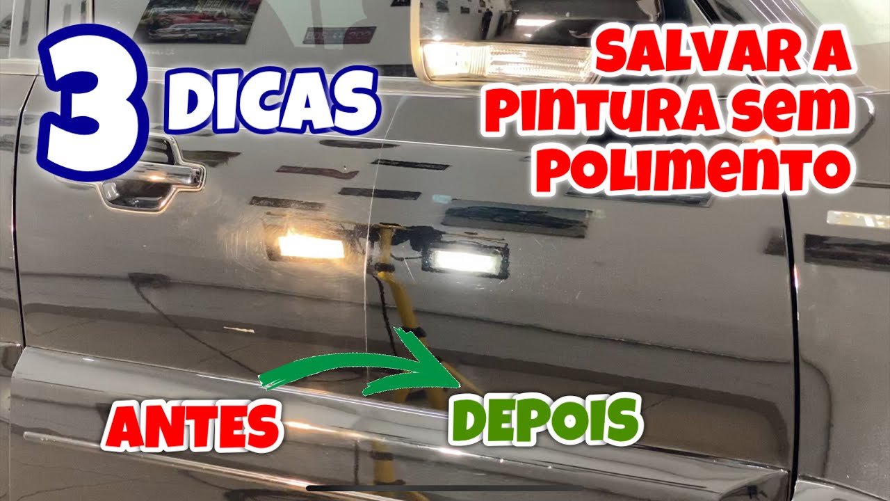 3 DICAS PARA RESTAURAR A PINTURA DO CARRO SEM POLIMENTO | Muito Fácil e Rápido