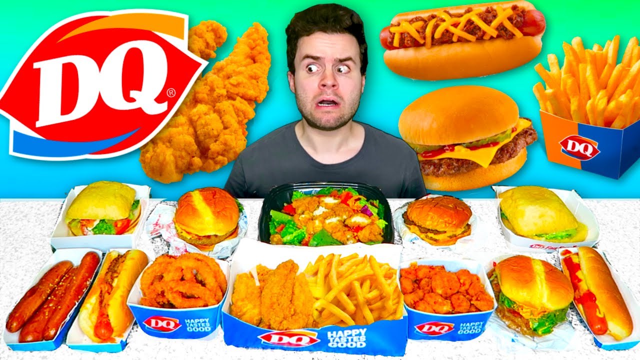 Trying Dairy Queen's FOOD for the first time EVER!