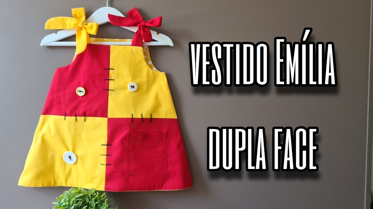 Vestido Emília dupla face