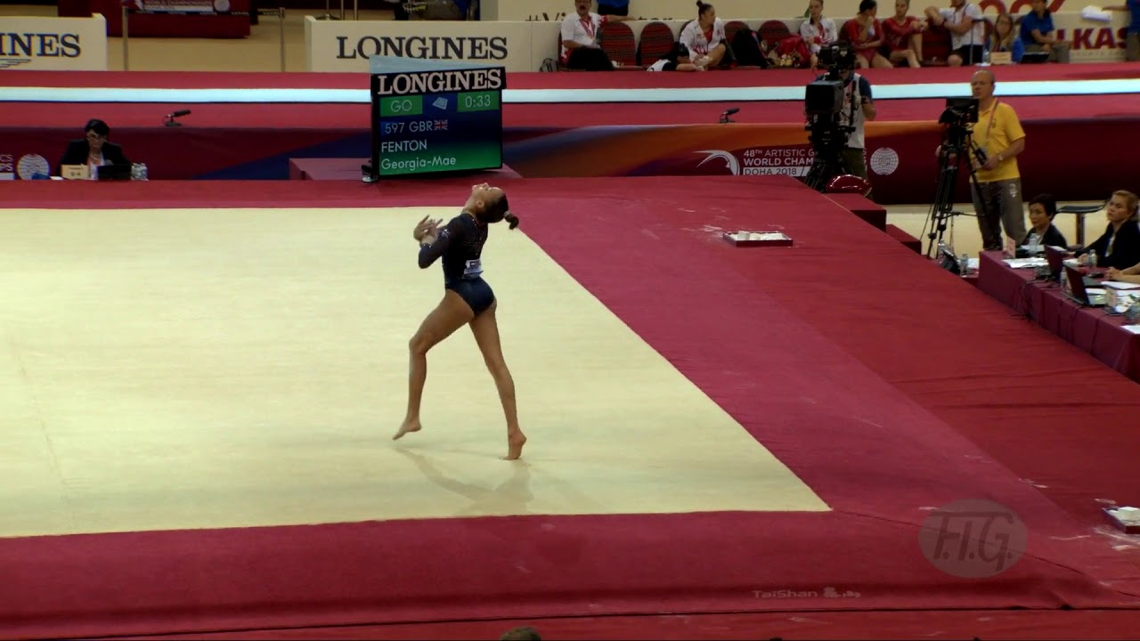 FENTON Georgia-Mae (GBR) - 2018 Artistic Worlds, Doha (QAT) - Qualifications Floor Exercise