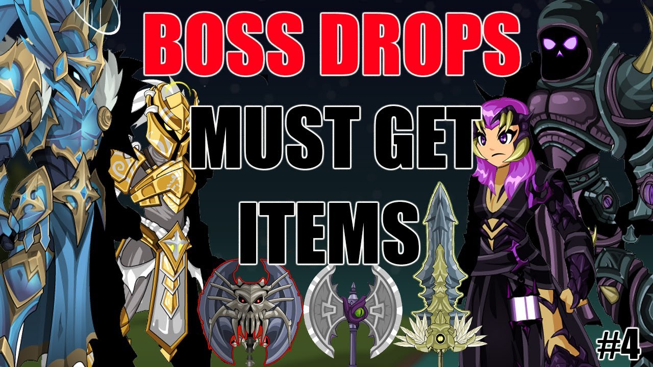 AQW Must Get Boss Drops And Their Items #4 | Chaorrupted Light of Destiny - Chaos Items + Lots More!
