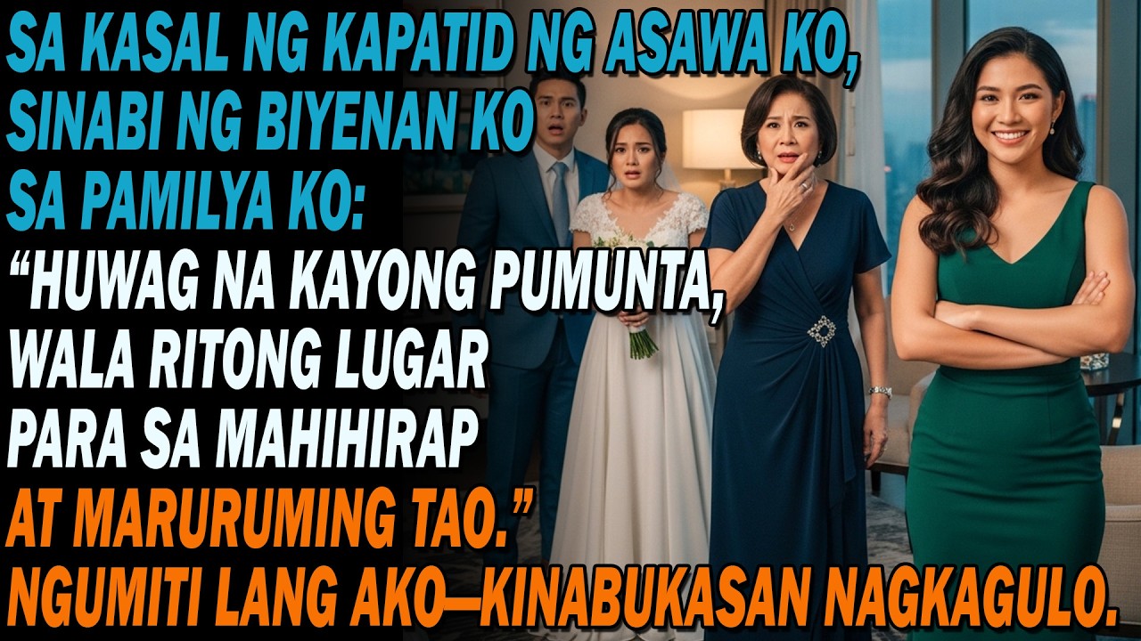 🍽️Sa Kasal Ng Hipag Ko, Sabi Ng Biyenan:😏 “Mahihirap At Marurumi—huwag Pumunta.” Ngumiti Lang Ako…