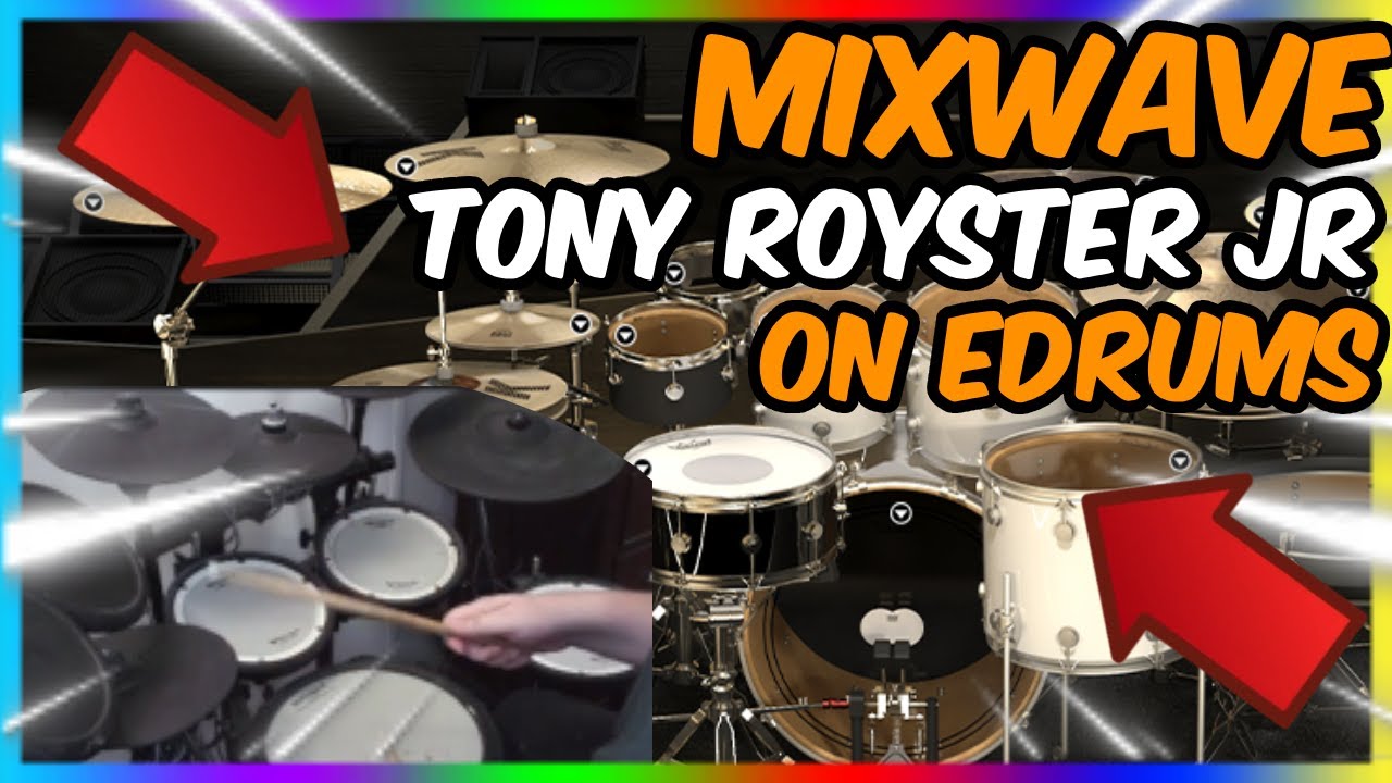 Mixwave Tony Royster Jr Drum Samples on Roland VDrums
