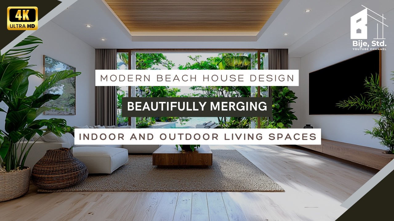 Modern Beach House Design Beautifully Merging Indoor and Outdoor Living Spaces