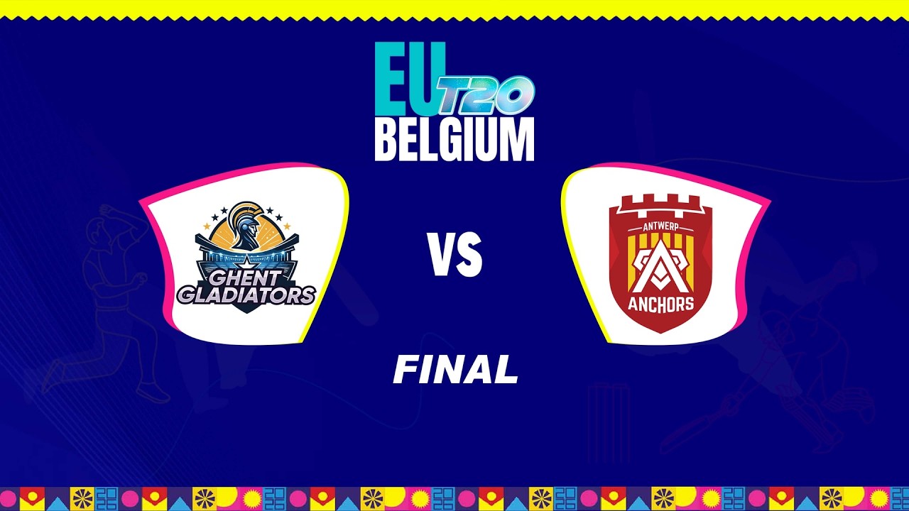 LIVE | Ghent Gladiators vs Antwerp Anchors | Final | EUT20 Belgium 2026