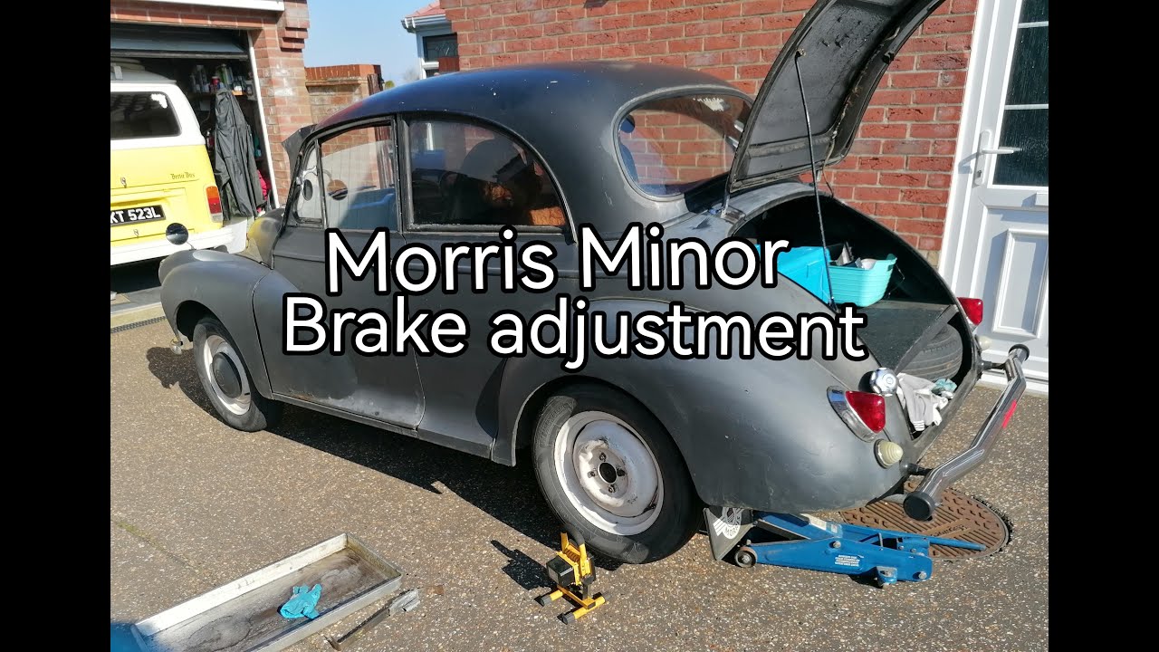 Регулировка тормозов Morris Minor