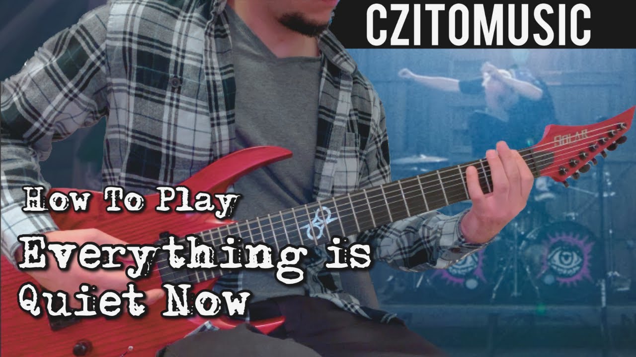 How to play: Everything is Quiet Now by Knocked Loose (with TABS) | Guitar Lesson