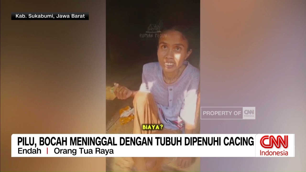 Pilu, Bocah 3 Tahun Meninggal dengan Tubuh Dipenuhi Cacing di Sukabumi