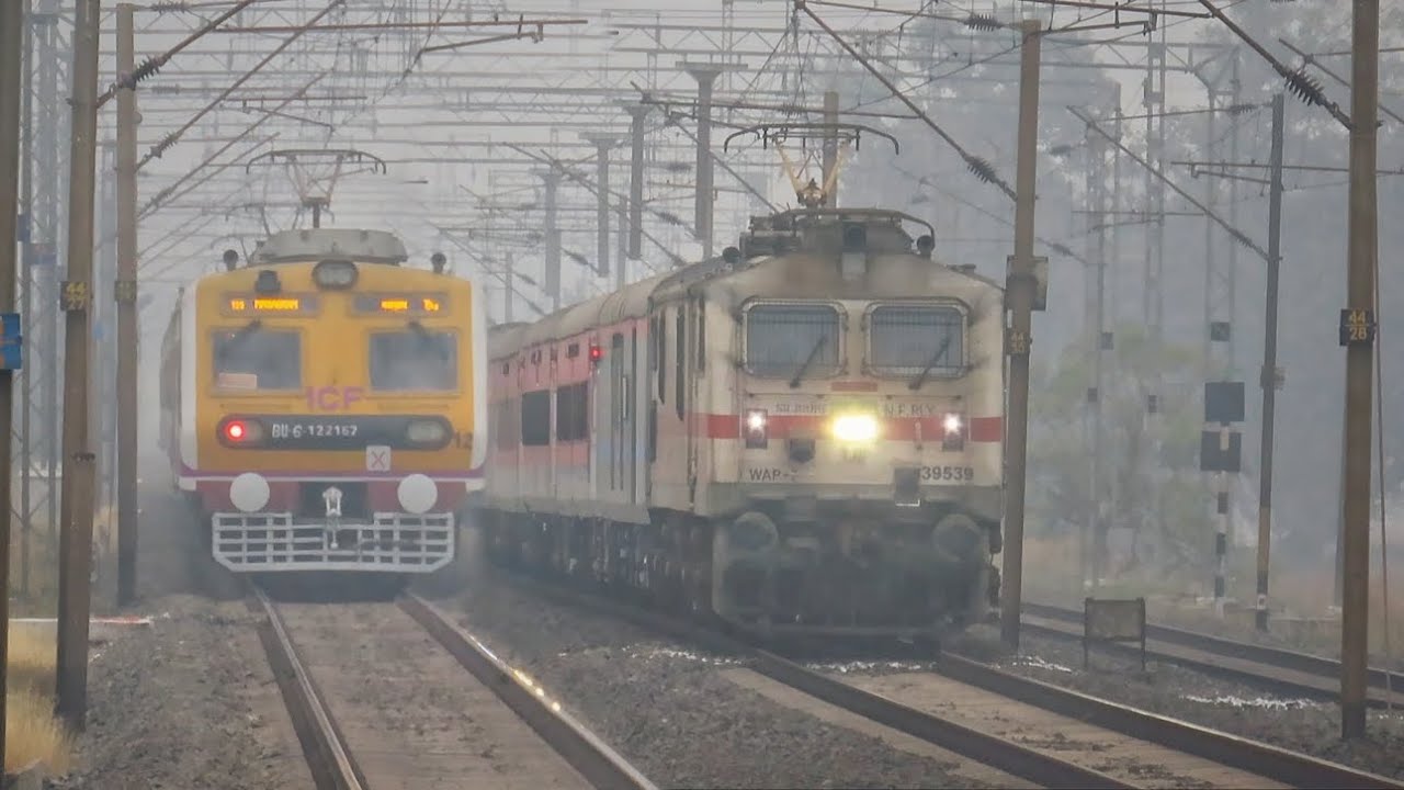🔥POORVA+ SHATABDI+ VANDE BHARAT EXPRESS 130 KMPH Trains at Fastest Rail Corridor | Train Crossings 