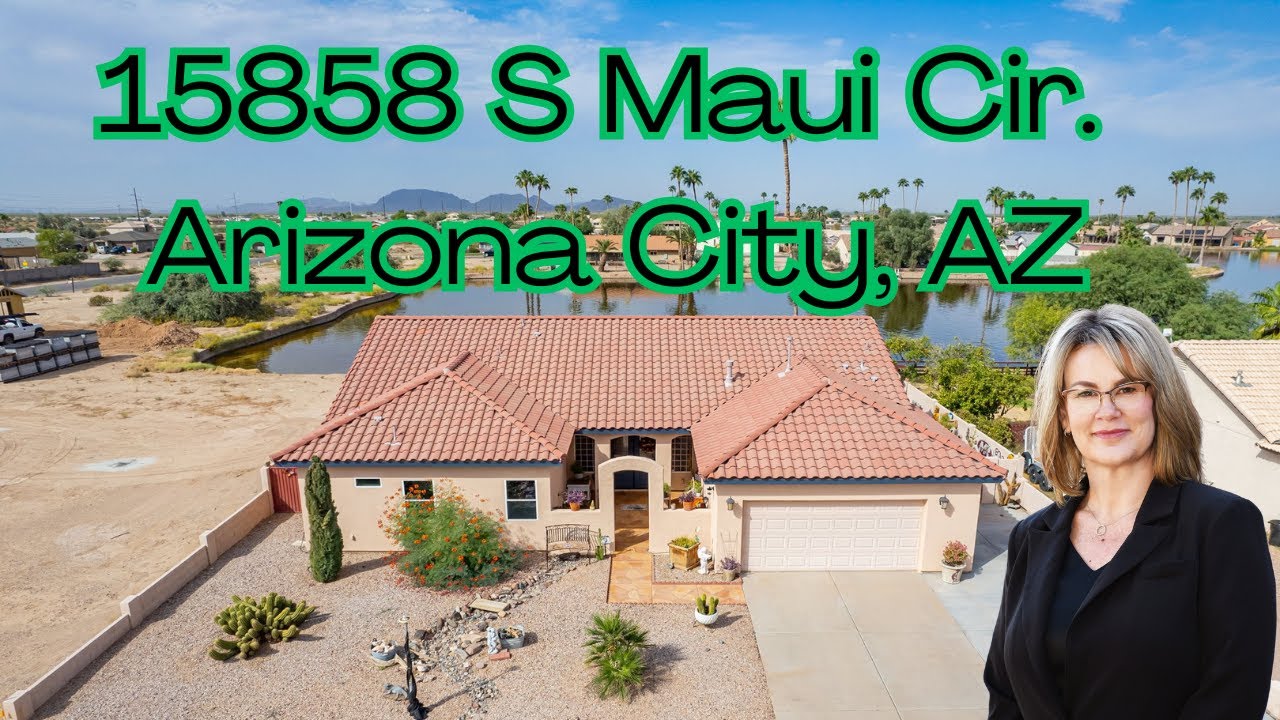 Paradise Lake Home with a Pool in Arizona City, Arizona | Priced at $425,000 | Call Today for Info