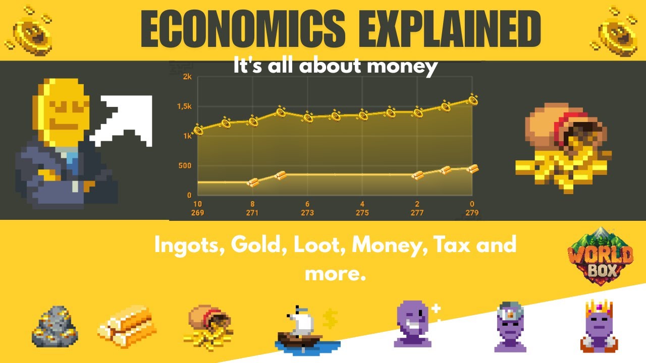 Economy Explained in WorldBox 0.50: All About Gold, Loot, Taxes, and Trade!