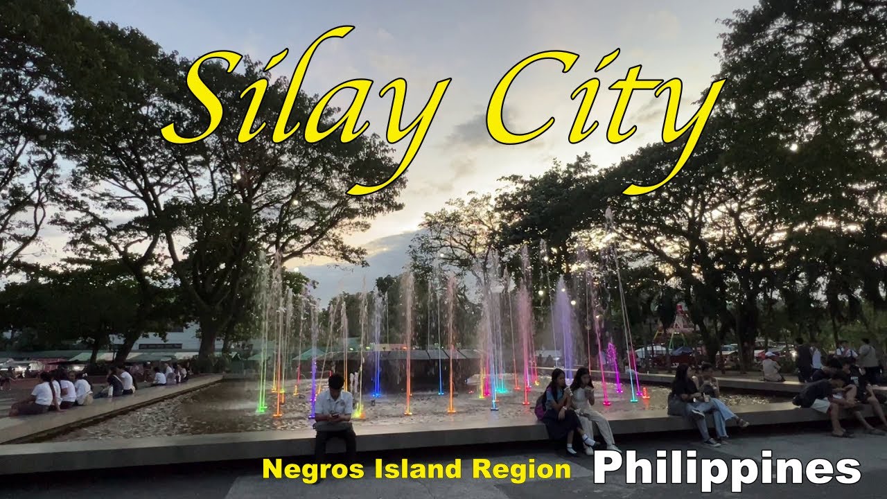 Walking around Silay City Public Plaza | Negros Island Region | Philippines
